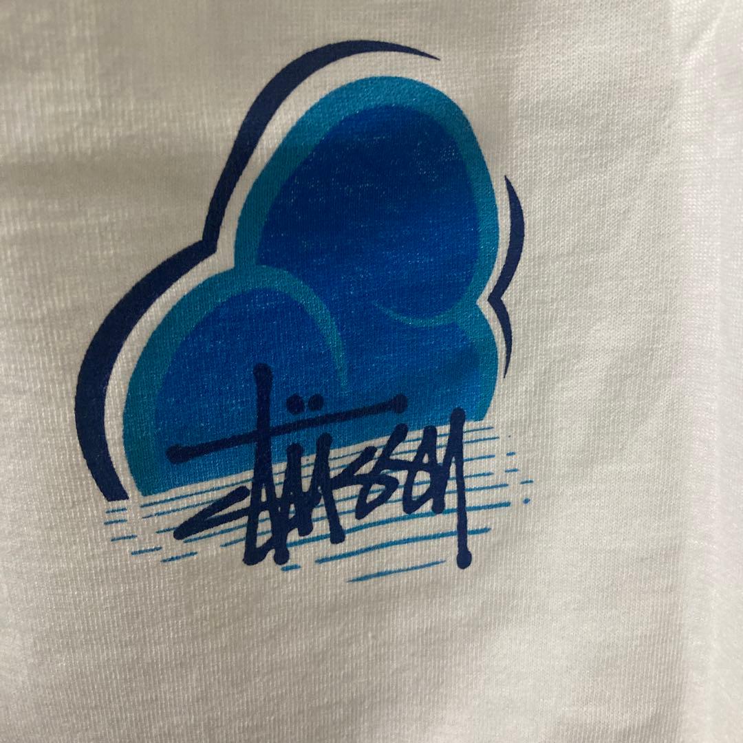 ステューシー tシャツ 銀タグ usa製 Lサイズ シングルステッチ 00s