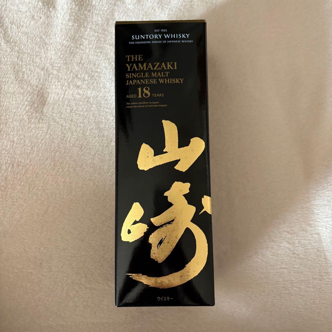 山崎 18年 シングルモルトウイスキー【空箱】