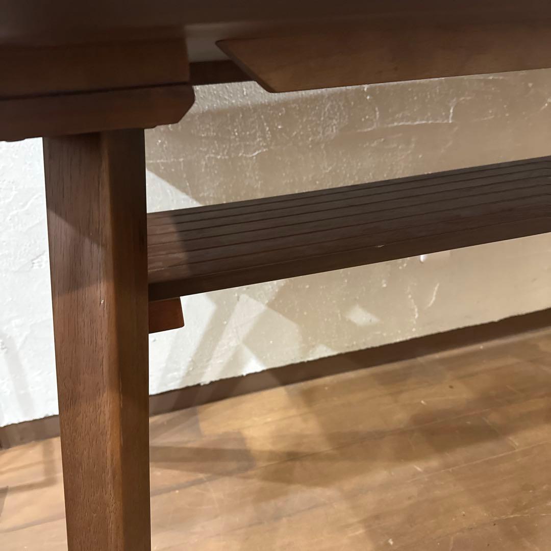 ダイニングテーブル ウォルナット化粧板 150×80cm