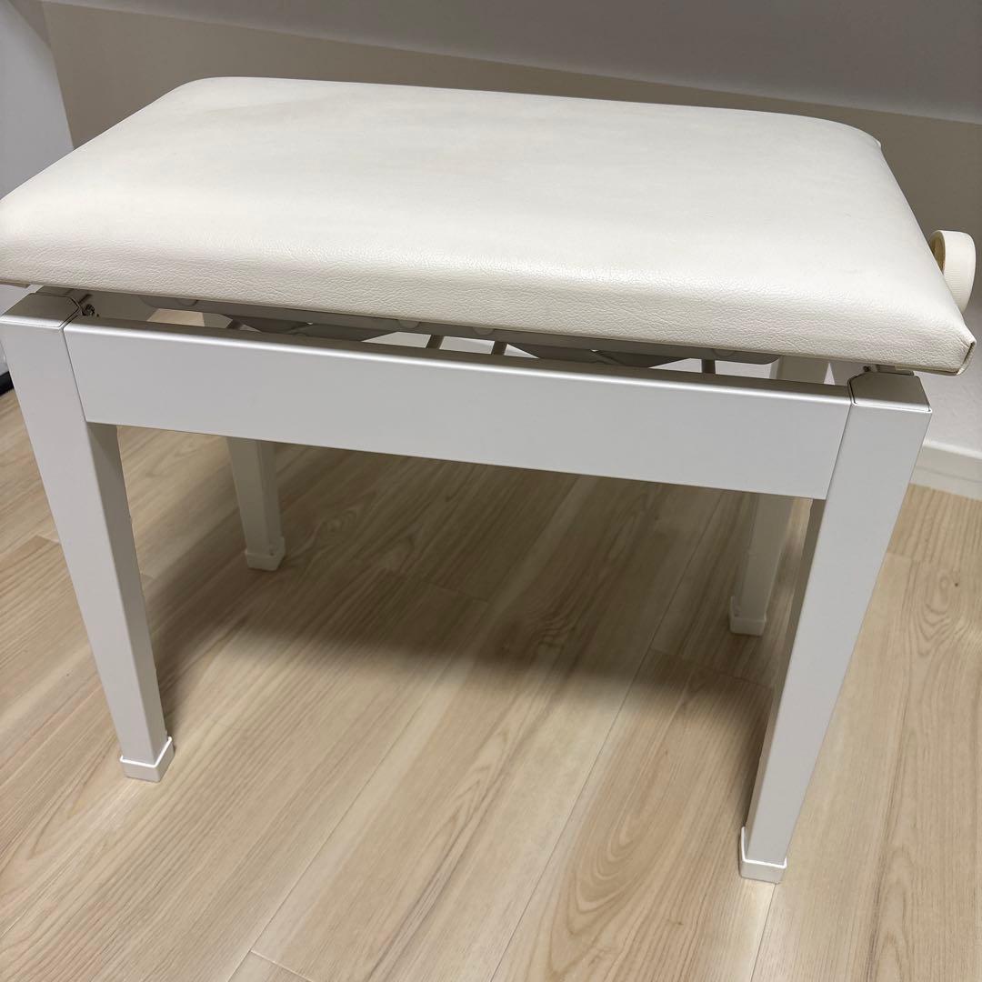 カシオ CASIO 電子ピアノ用 高低自在イス ホワイトCB-30WE