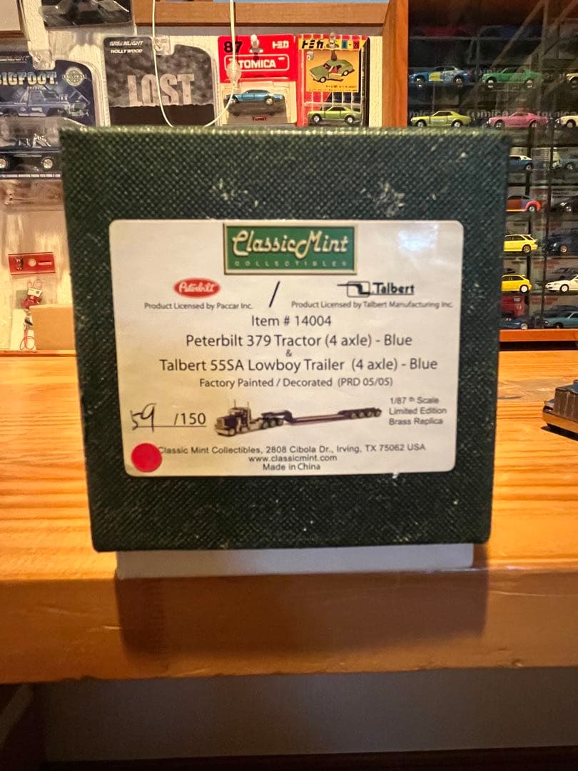 CMC 重量物運搬トレーラー ピータービルト379 1/87 ブラス 真鍮製