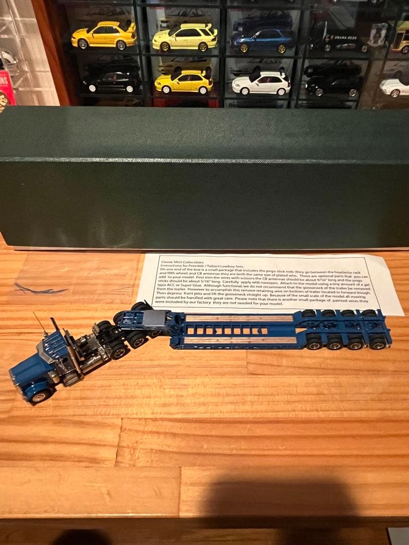 CMC 重量物運搬トレーラー ピータービルト379 1/87 ブラス 真鍮製