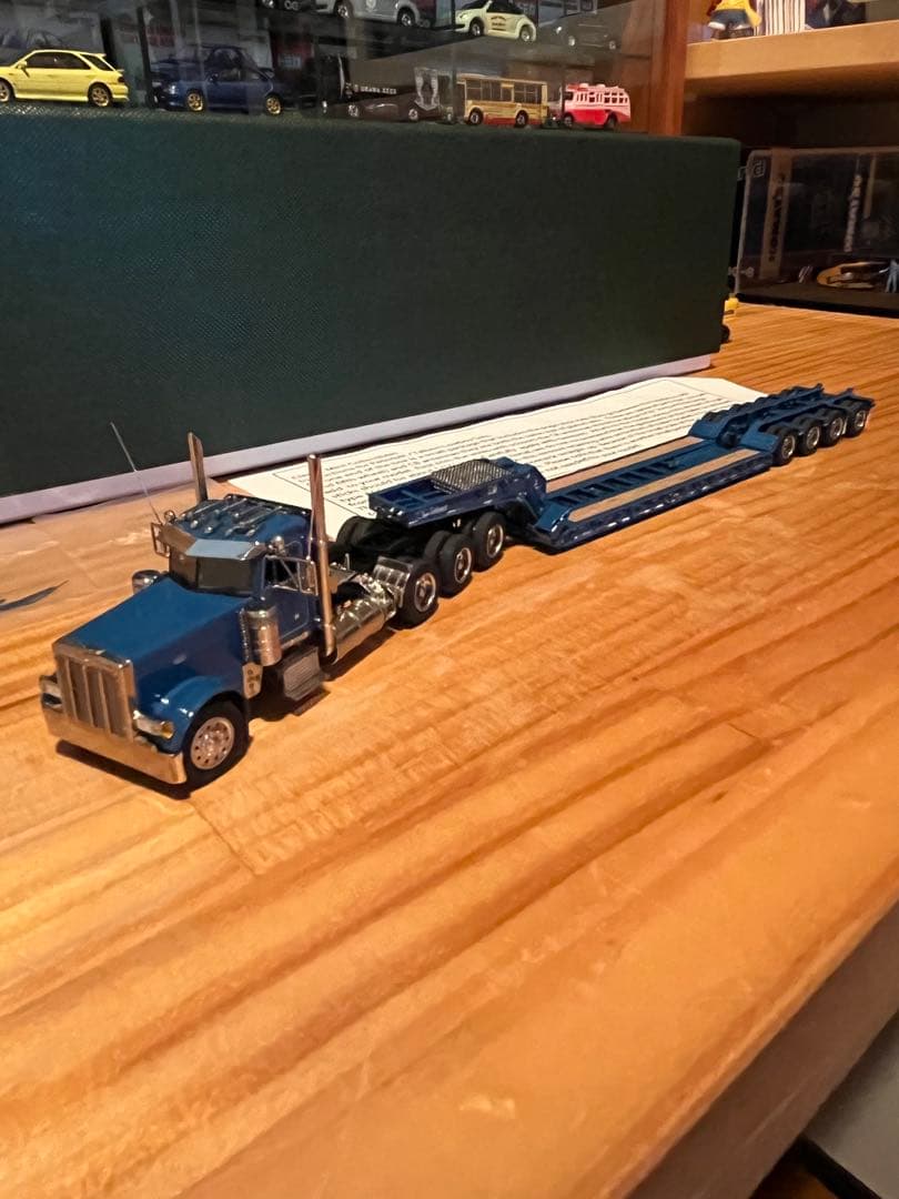 CMC 重量物運搬トレーラー ピータービルト379 1/87 ブラス 真鍮製