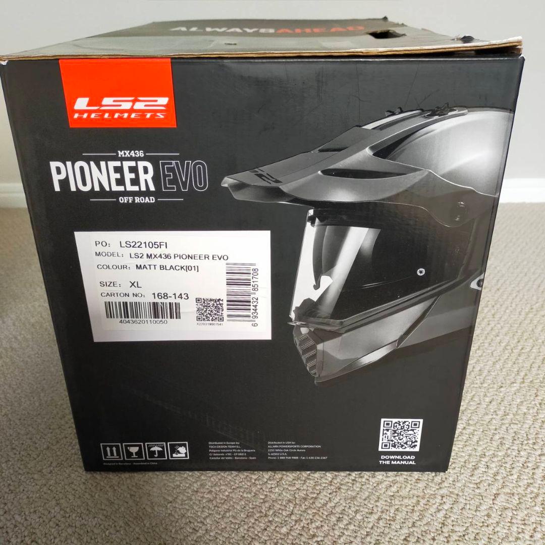 LS2 MX436 PIONEER EVO アドベンチャーヘルメット