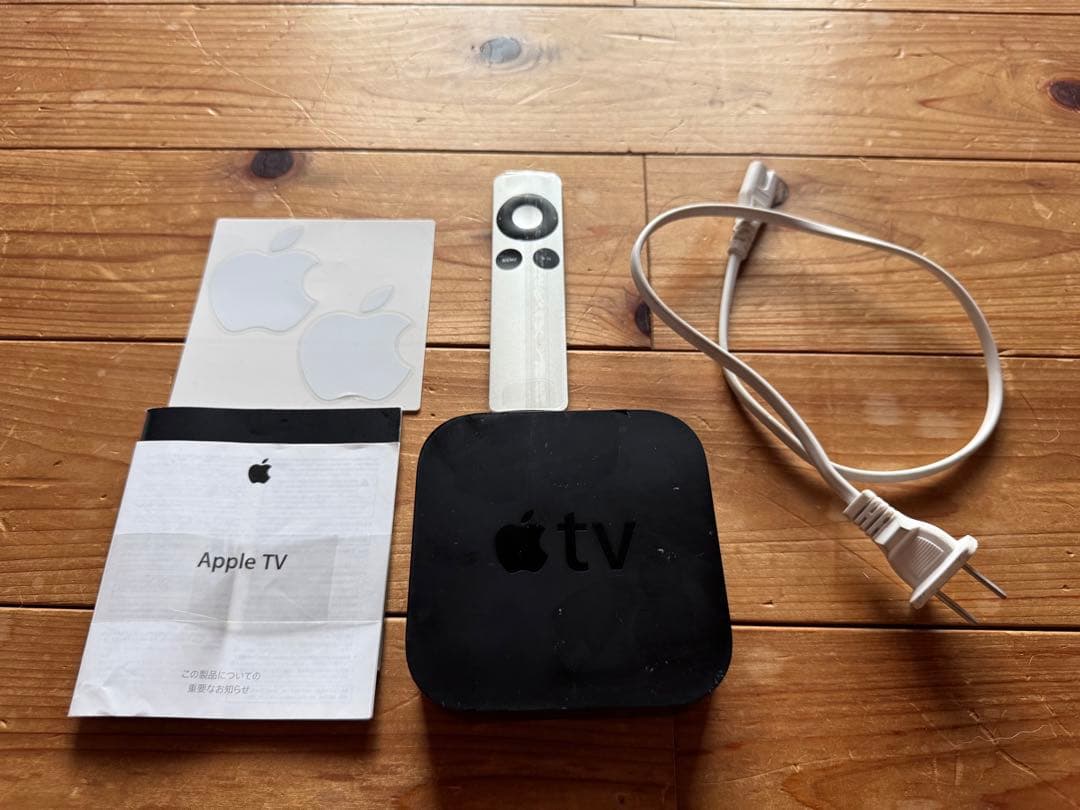 Apple TV ブラック 本体 + リモコン + 付属品