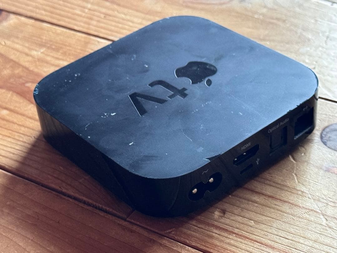 Apple TV ブラック 本体 + リモコン + 付属品