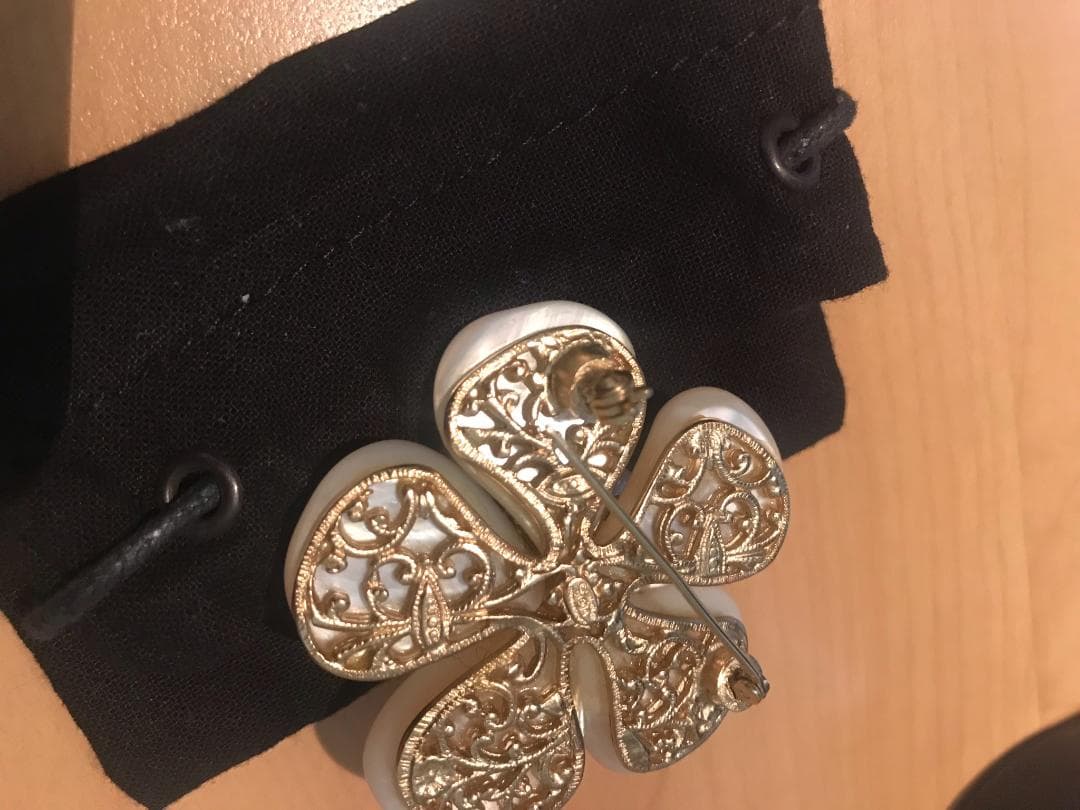 【訳あり】シャネル CHANEL カメリア フラワー ブローチ コサージュ