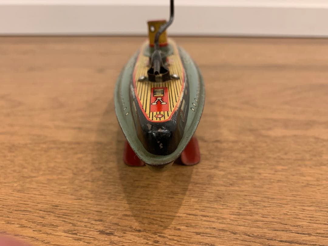 動作確認済 昭和レトロ マルサン S.N.N.25日本製 ブリキ潜水艦