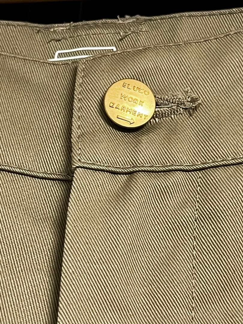 BLUCO ブルコ　OL-004 スタンダードワークパンツ　カーキ　Mサイズ