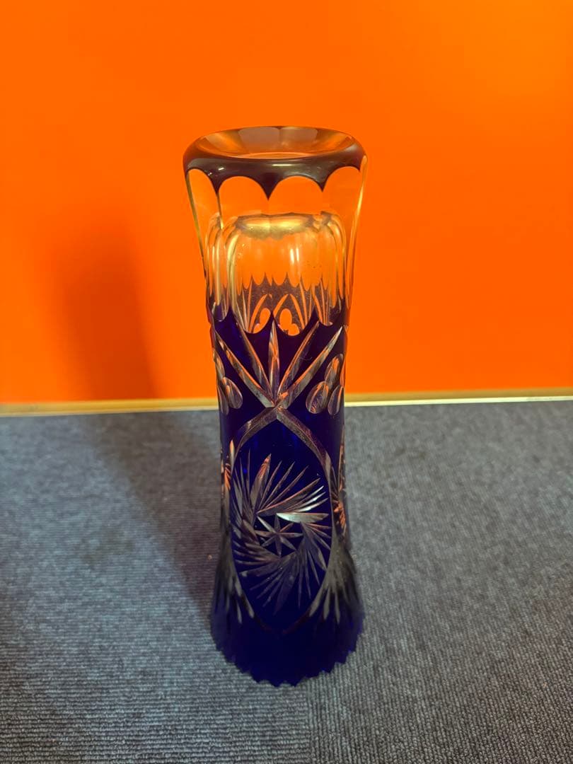 1864  切子 花瓶 フラワーベース