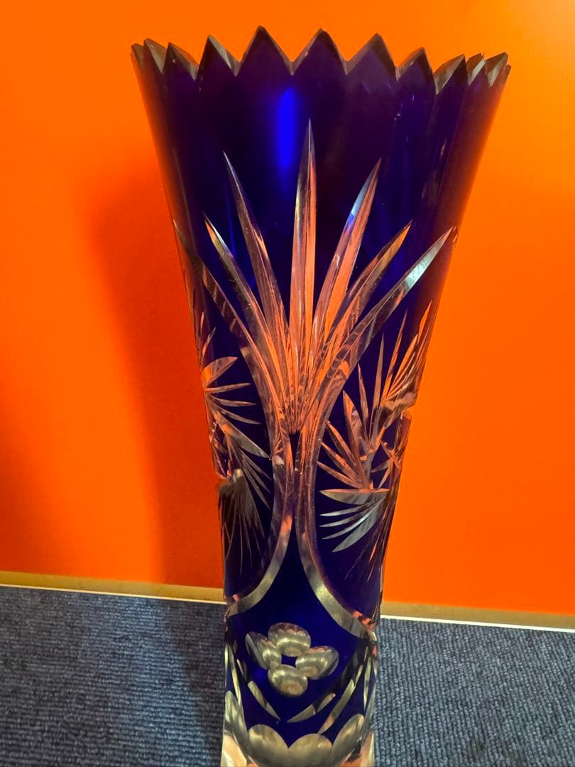 1864  切子 花瓶 フラワーベース