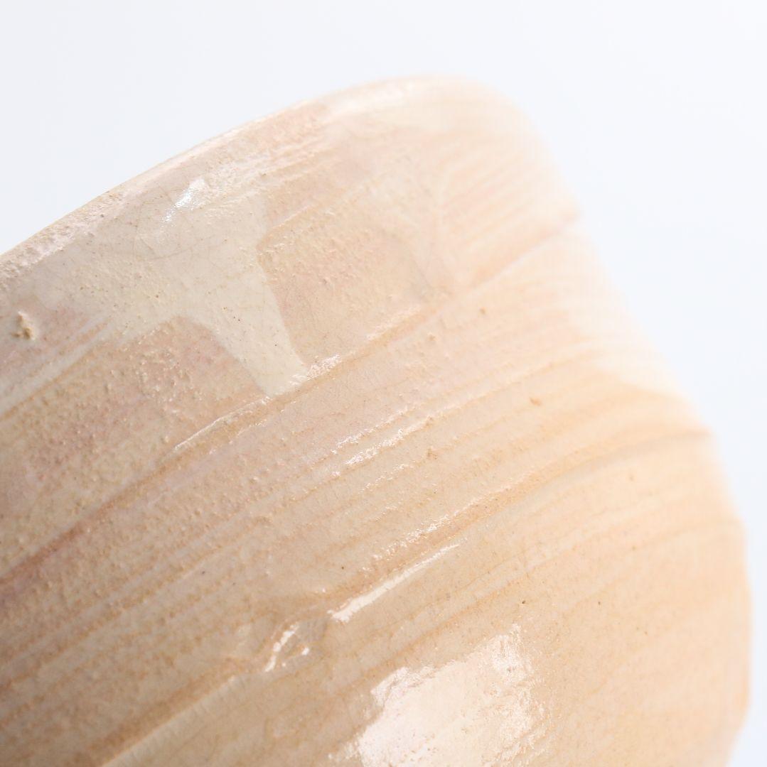 十代休雪 三輪休和作 萩焼 茶碗 茶道具 共箱　M965