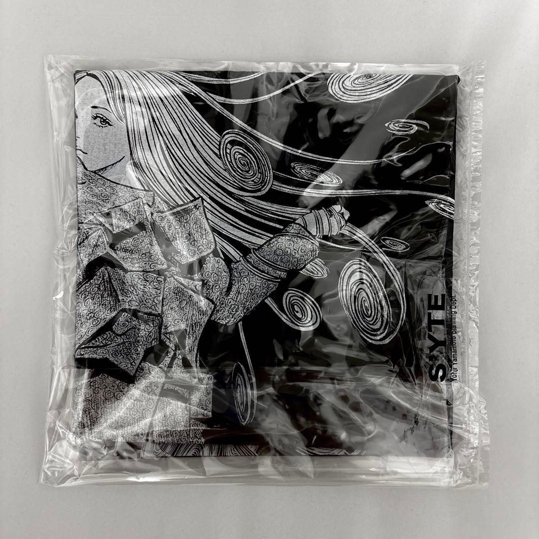 S'YTE×伊藤潤二 25aw 五島桐絵スカーフ / うずまき