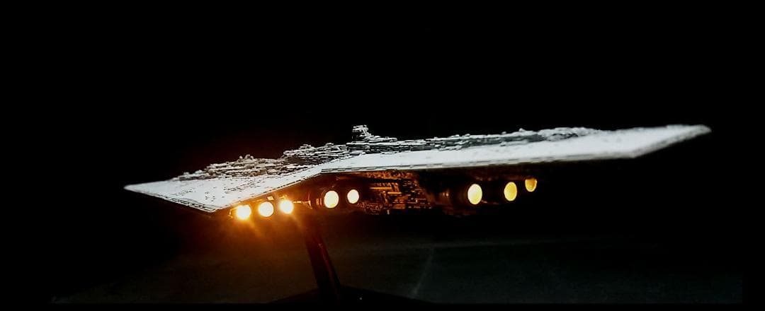 スーパー・スター・デストロイヤー　ビーグルモデル　電飾改完成品