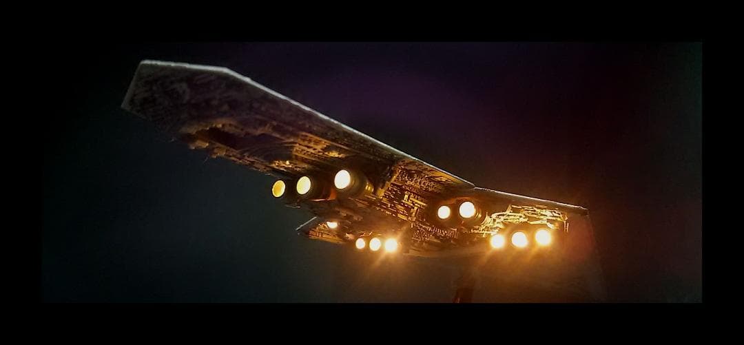 スーパー・スター・デストロイヤー　ビーグルモデル　電飾改完成品