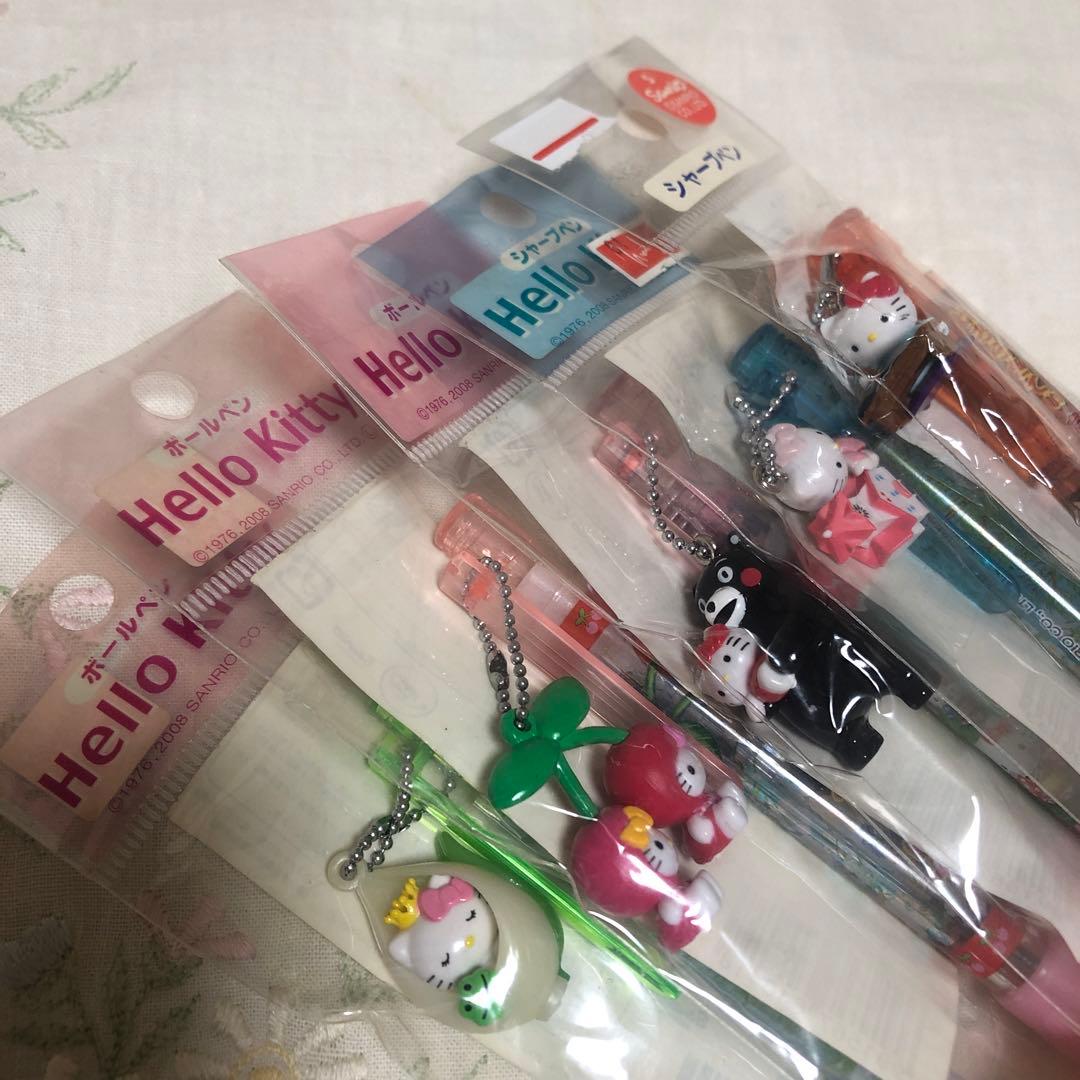 ハローキティ　未使用　ご当地　ボールペン　シャーペン　５本セット　平成　お土産
