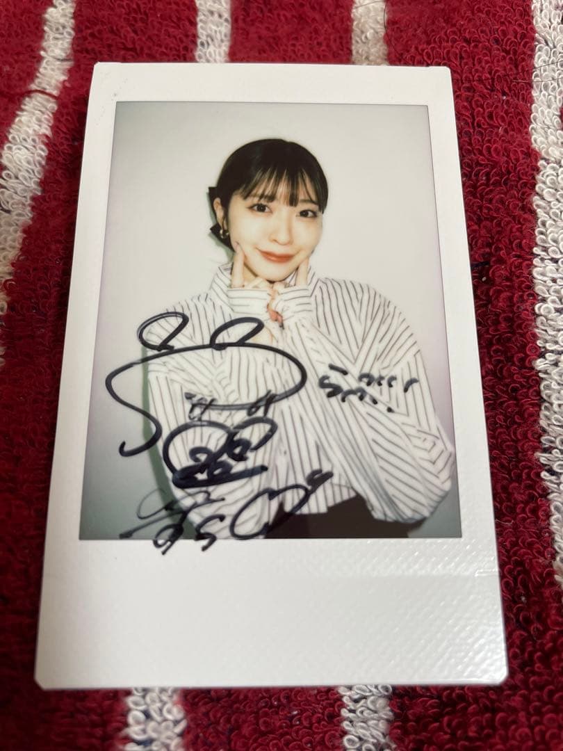 【非売品】すぅ直筆サイン入りチェキ