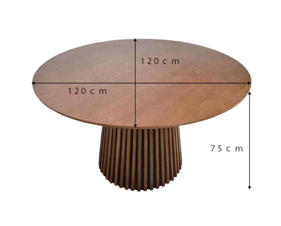 【NOCE】美品 円形ダイニングテーブル