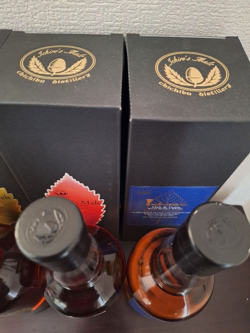 イチローズモルト リーフラベル ４本セット新品箱付き