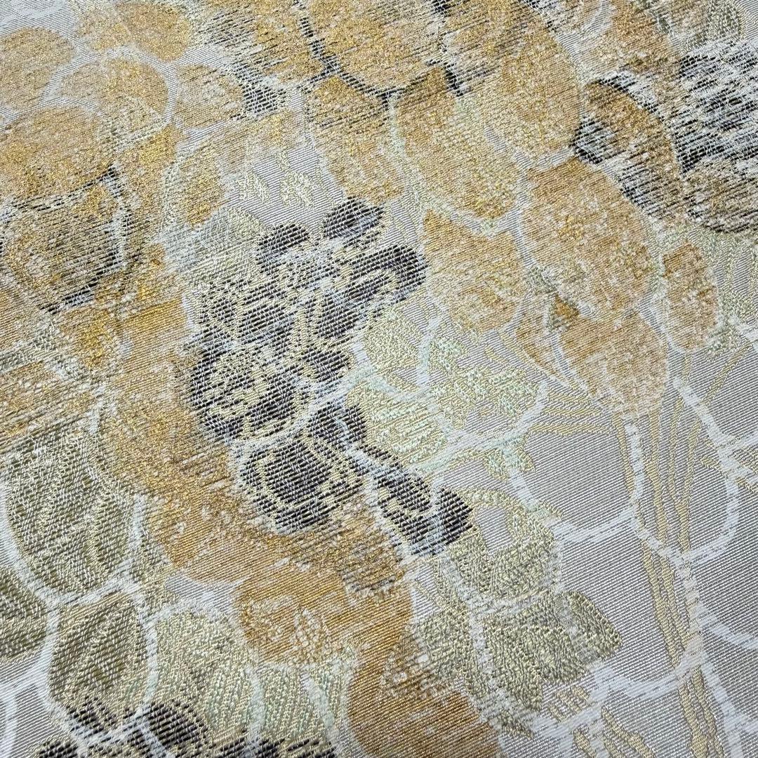 m-53 染色の名門 しょうざん謹製 葡萄 六通 袋帯 正絹 新品未使用