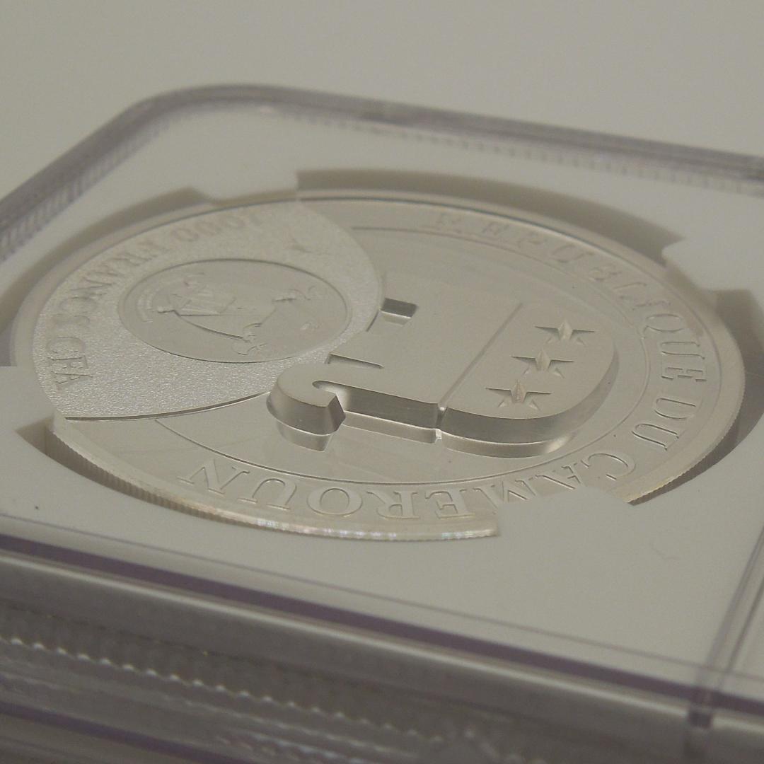 2020 カメルーン ドナルド・トランプ 1000F銀貨－NGC PF70 UC