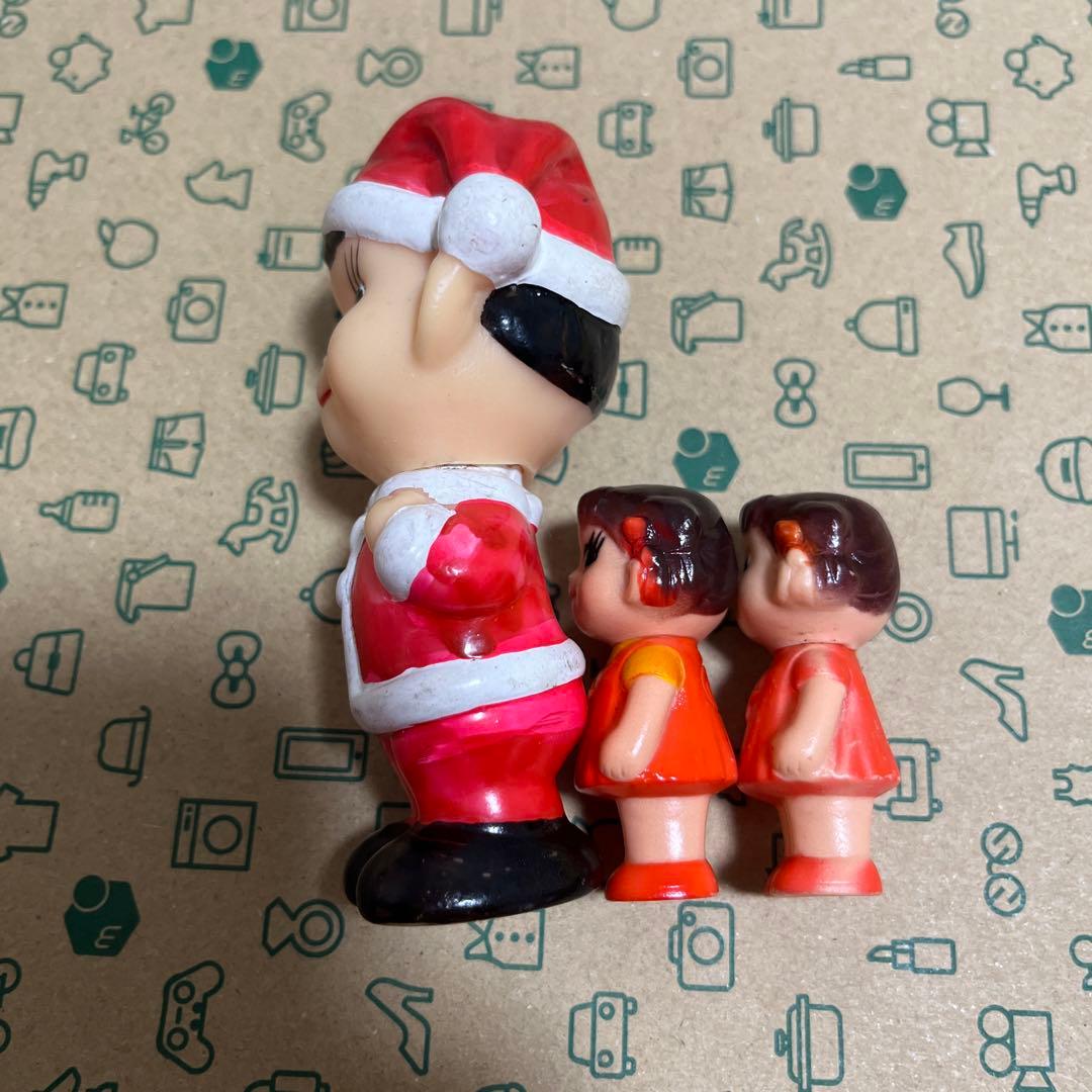 ペコちゃん　不二家　サンタ　ソフビ　レトロ