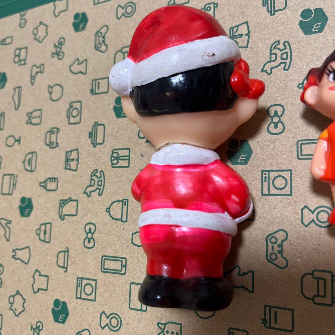 ペコちゃん　不二家　サンタ　ソフビ　レトロ