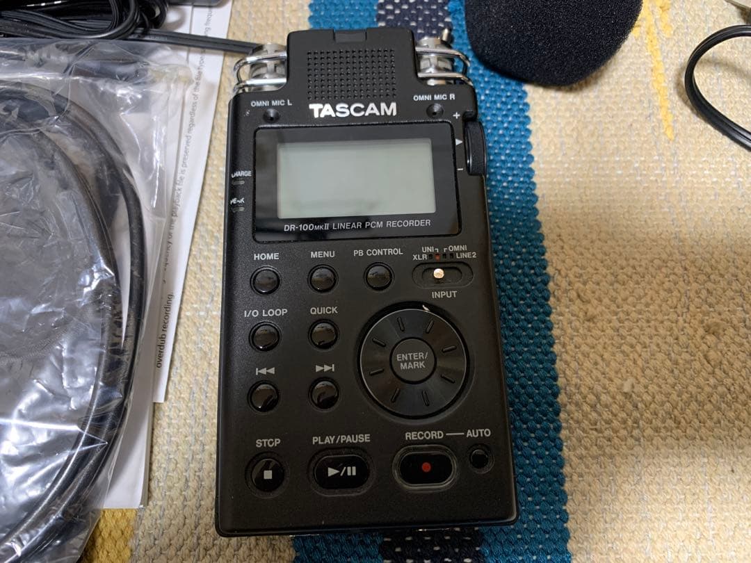 TASCAM タスカム DR-100MKII リニア ＰＣＭ レコーダー