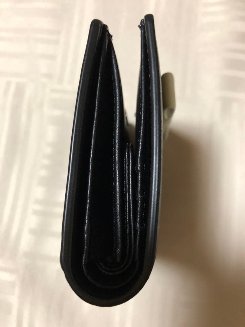 agnes b. アニエスベー 二つ折り財布 リボン ブラック