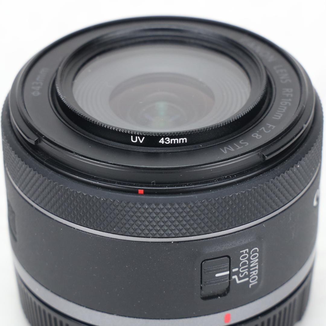 RF 16mm F2.8 STM UVフィルター 他社製フード