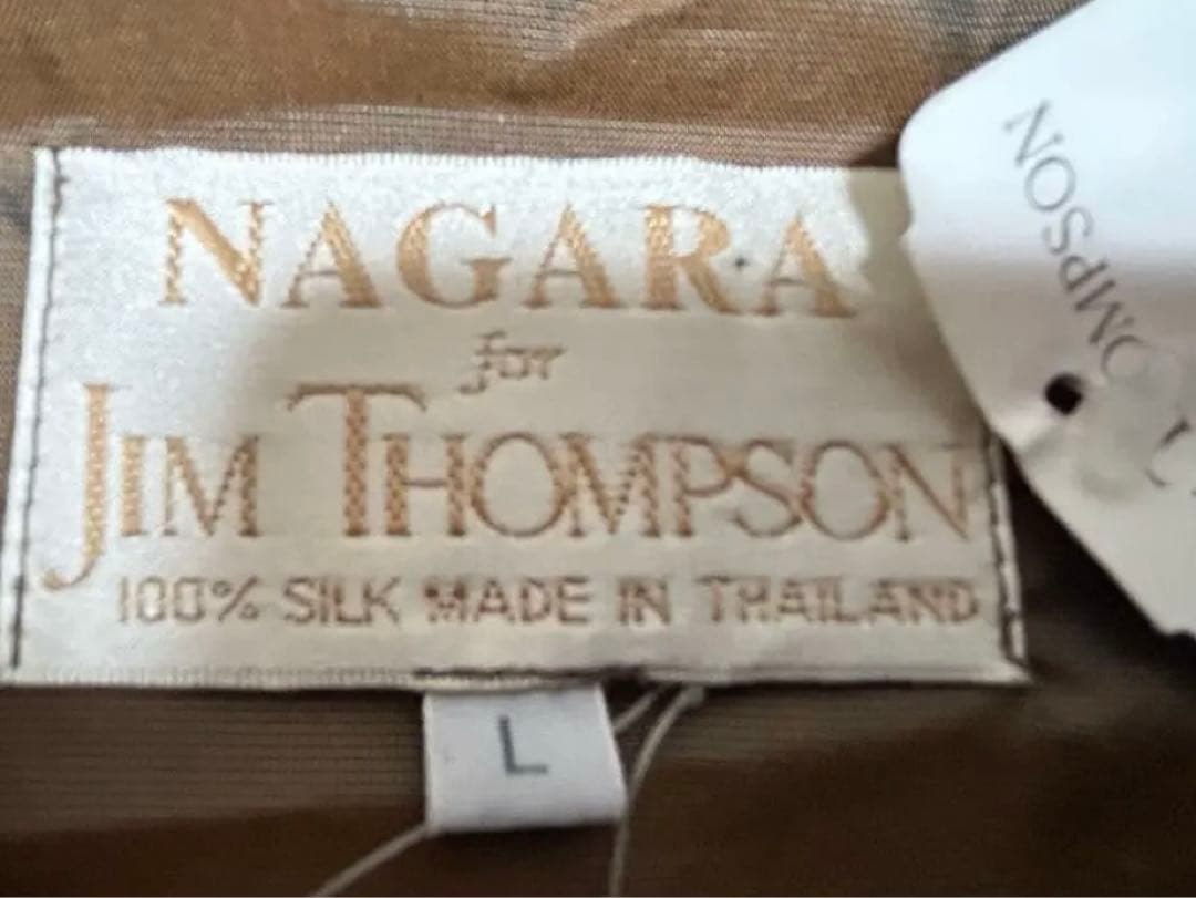 【新品】NAGARA for JIMTHOMPSON タイシルク　ガウンコート