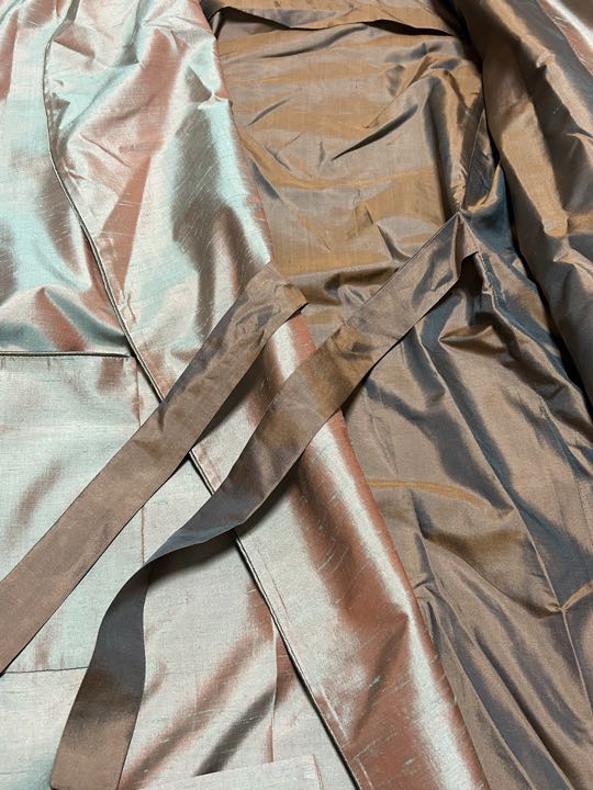 【新品】NAGARA for JIMTHOMPSON タイシルク　ガウンコート