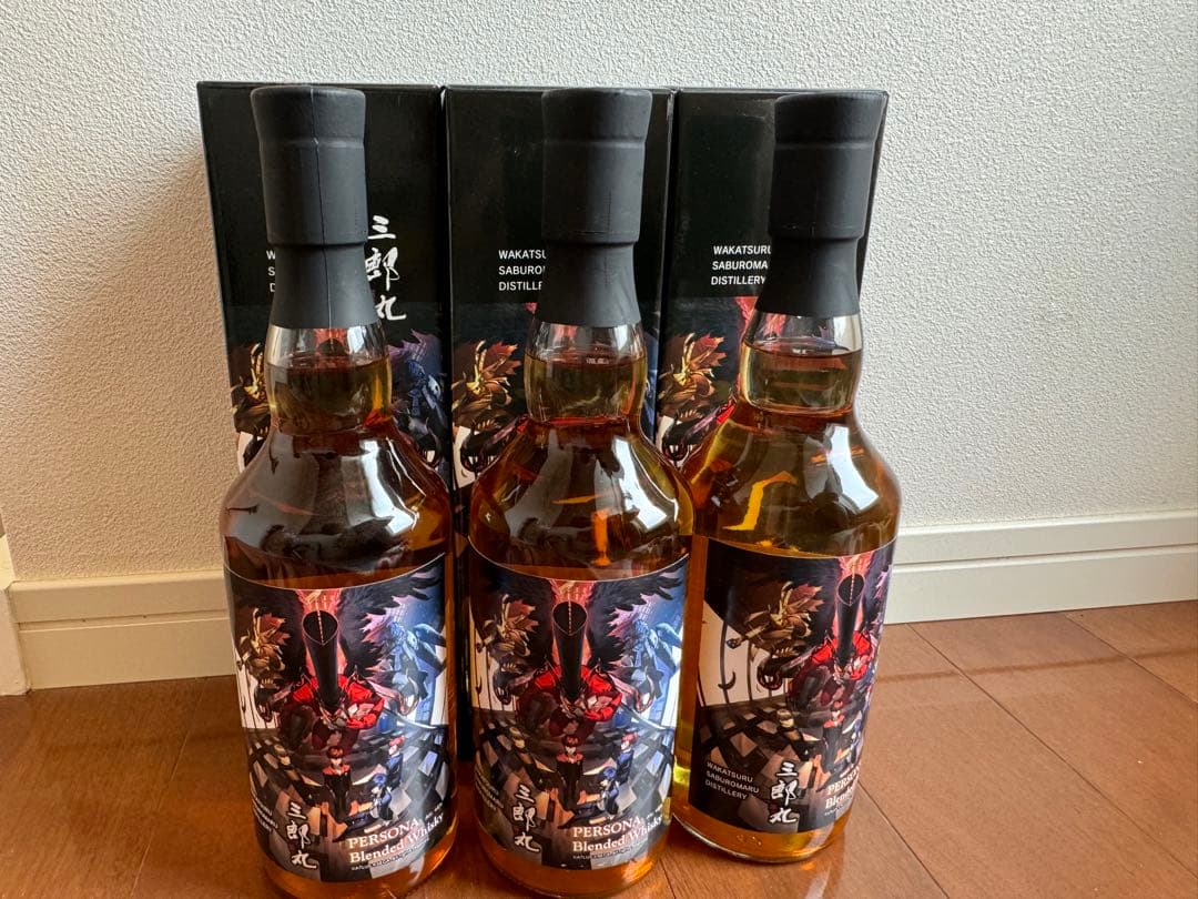 【抽選販売品】三郎丸 × ペルソナ ブレンデッドウイスキー 3本セット