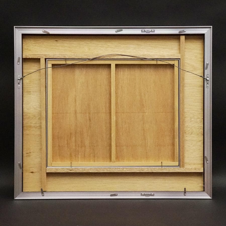 作者不詳 日本画 水彩画 風景画 絵画 肉筆 額装 美術品