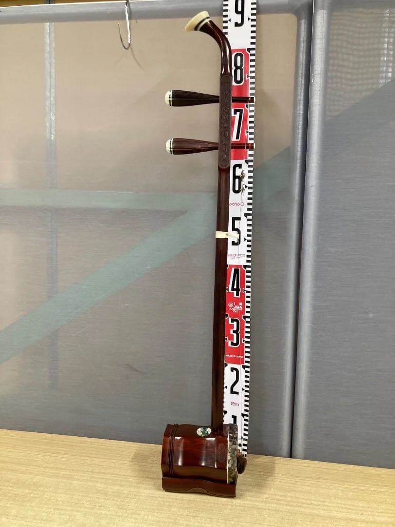 蘇楽　二胡 ケース付き 弓あり　紫檀精品　中国　楽器