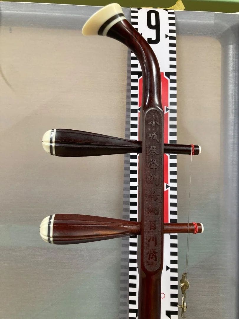 蘇楽　二胡 ケース付き 弓あり　紫檀精品　中国　楽器