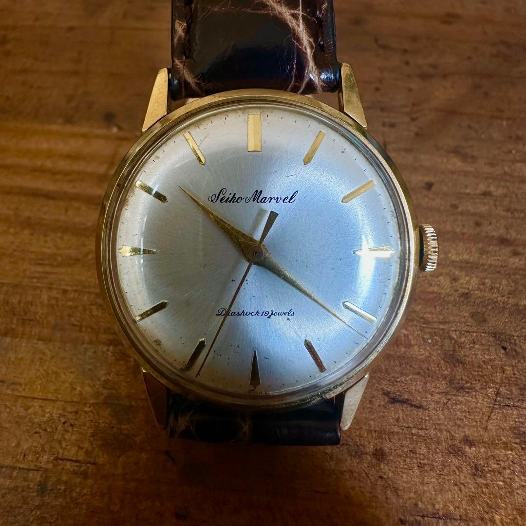 ユ*❀様 Seiko Marvel 金無垢 K18