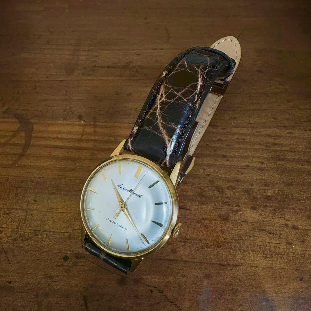 ユ*❀様 Seiko Marvel 金無垢 K18