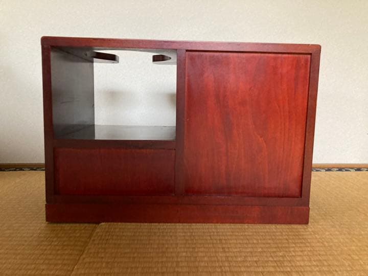 ★日光彫★ 木彫り 民芸品 ポット台 アンティーク