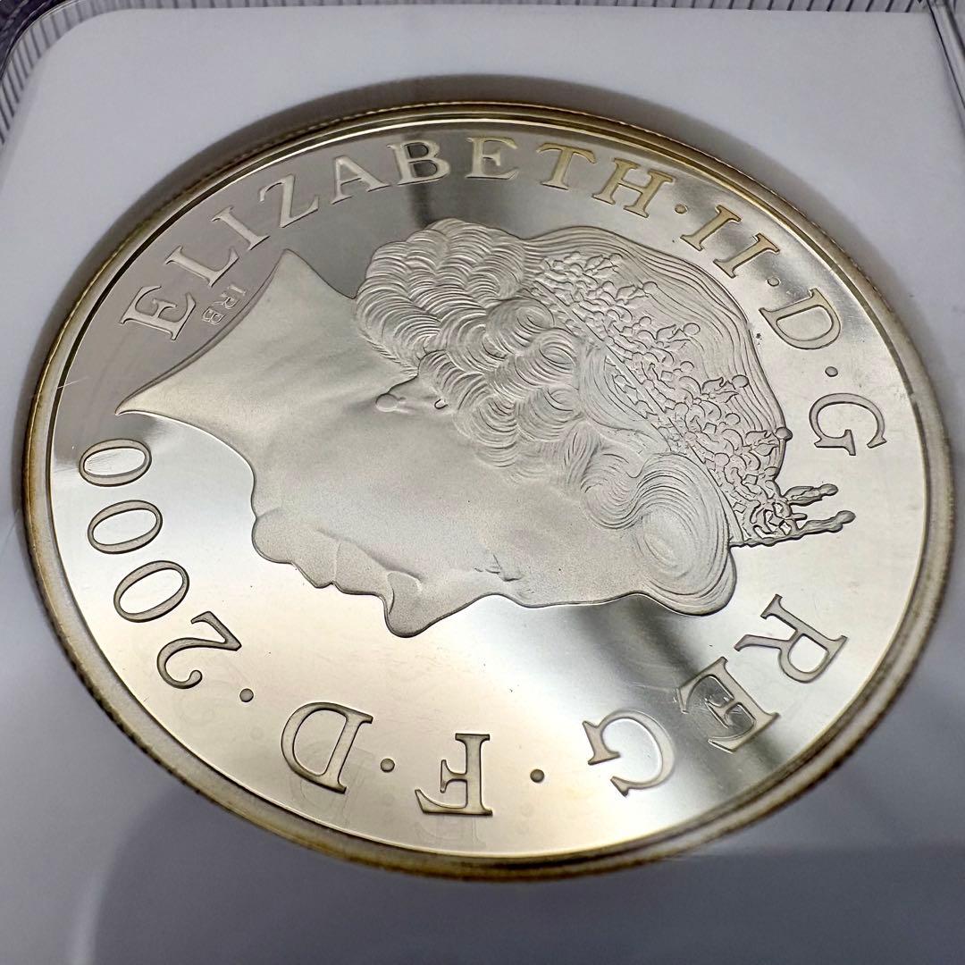 2000 クイーンマザー 生誕100年 5ポンド 銀貨 NGC PF69 UC
