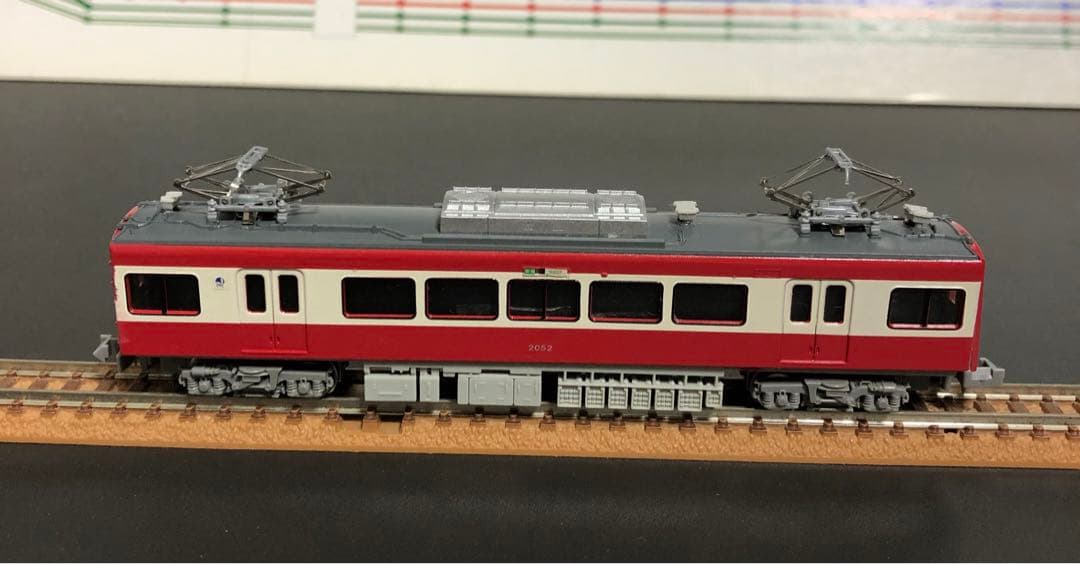 管理番号1635 京急2000形2扉車Nゲージ塗装キット素人組立品4両