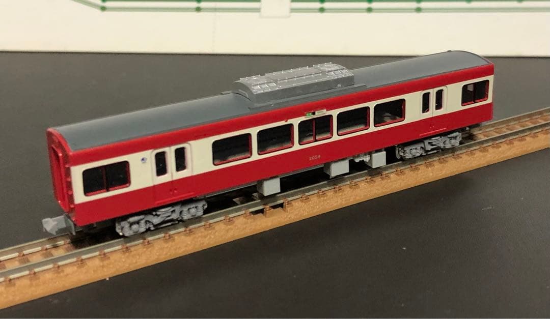 管理番号1635 京急2000形2扉車Nゲージ塗装キット素人組立品4両