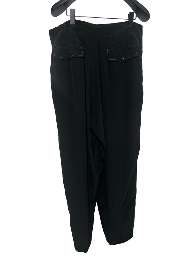 22ss 未使用 ヨウジヤマモト POUR HOMME シルクパンツ