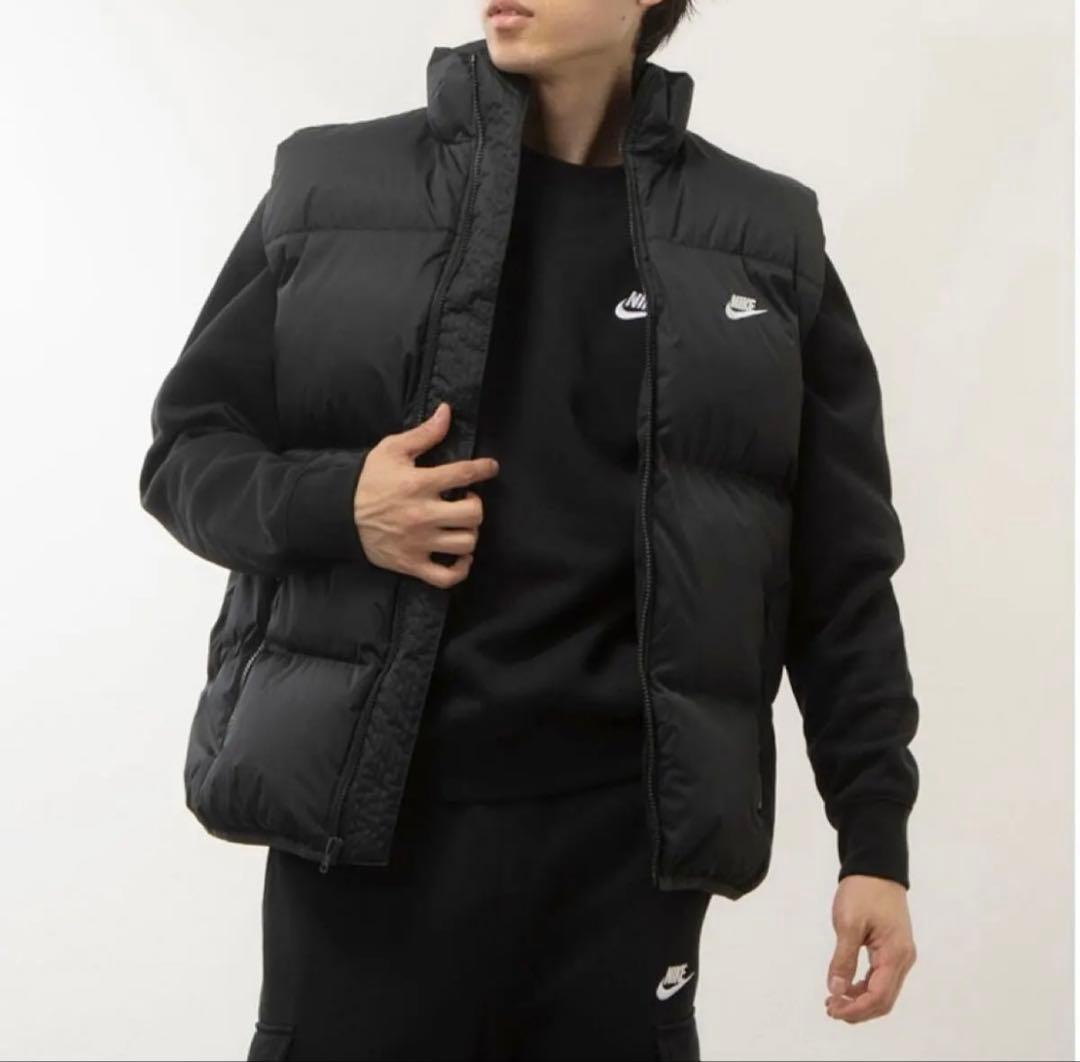 ナイキ プリマロフト ウォーター リペレント パファー ベスト ブラック L