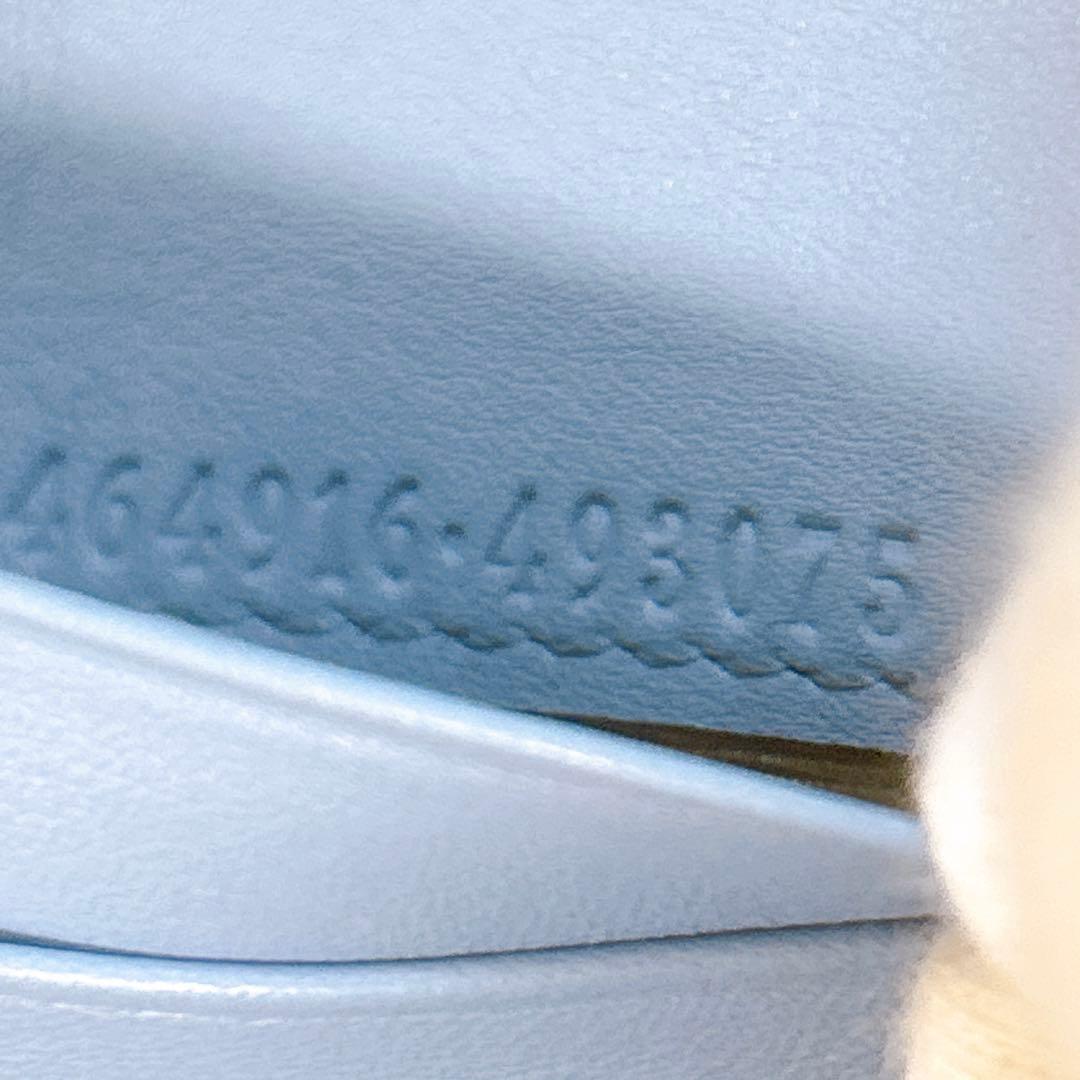 極美品✨レアカラー✨GUCCI グッチ 二つ折り財布 マイクロシマ GG レザー