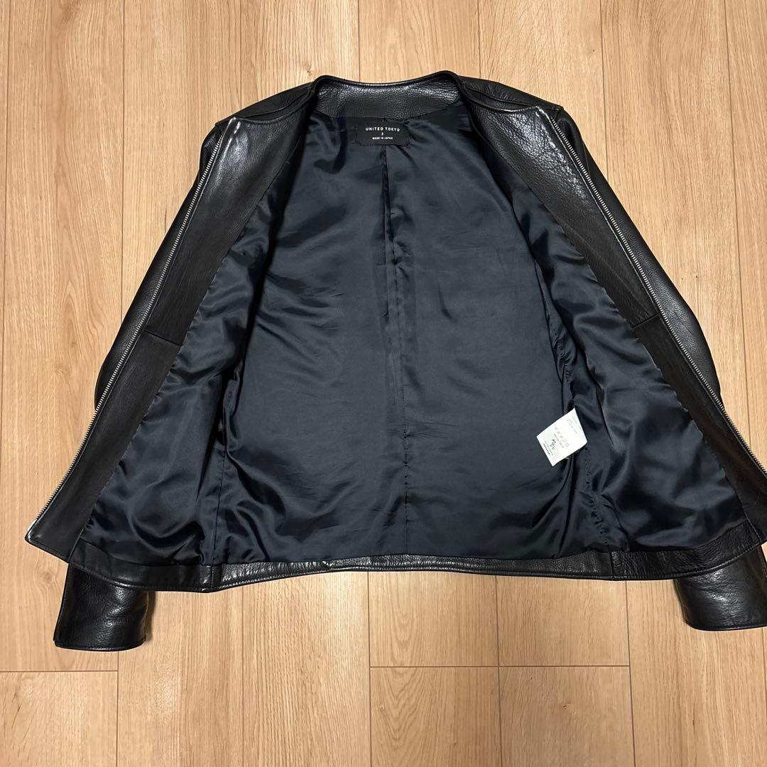 United tokyo ノーカラー　ライダース