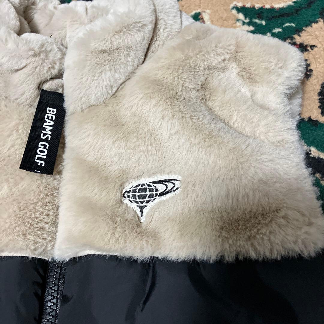 美品　ビームスゴルフ　ワンピース　ブラック　ファー