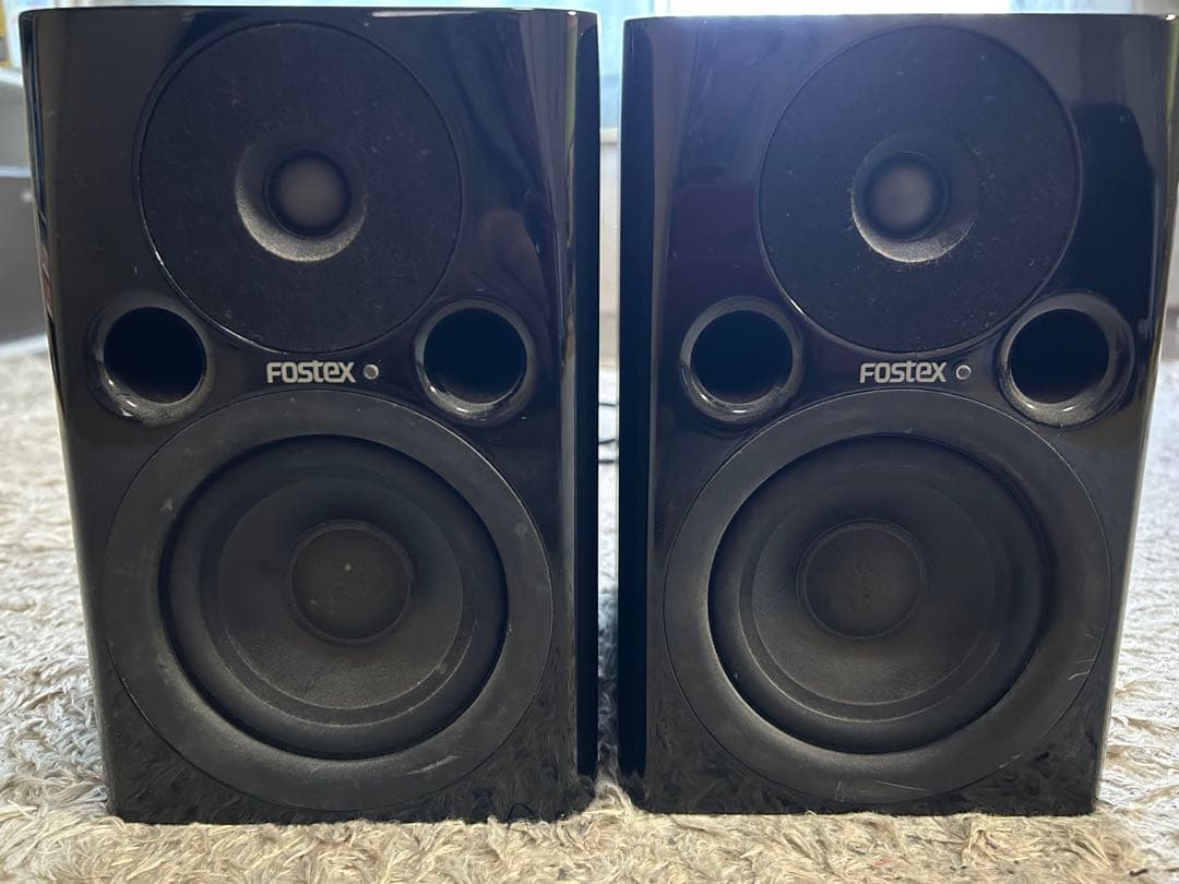 Fostex pm0.4nスタジオモニタースピーカー ブラック ペア