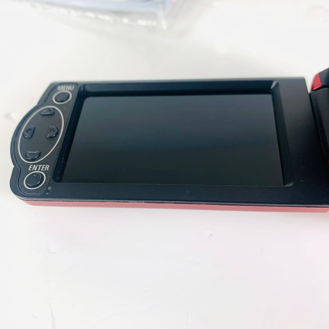 Panasonic HC-V210M レッド ビデオカメラ 本体｜バッテリー2個