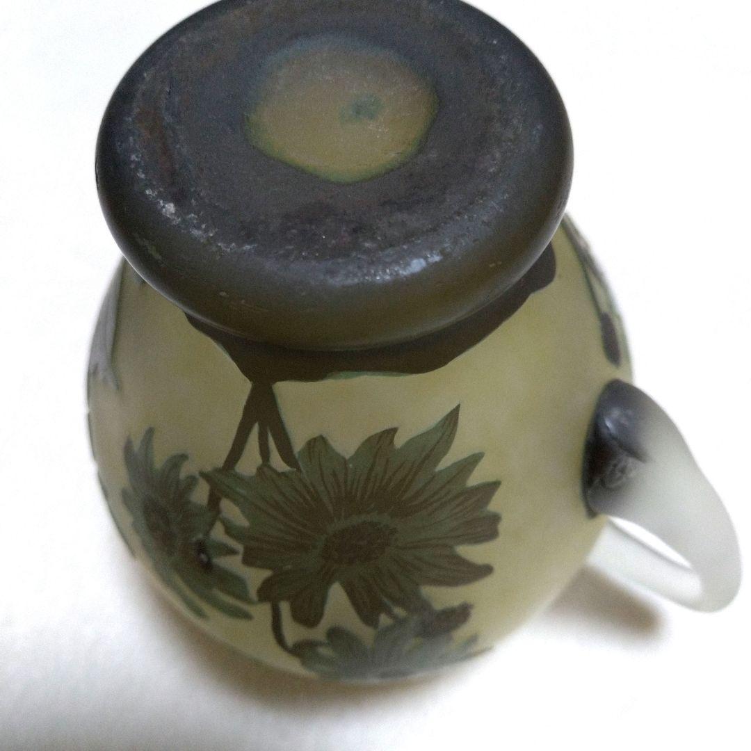 エミール　ガレ　galle　ガラス工芸　花瓶　水差し　アンティーク